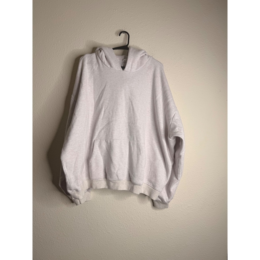 SKIMS Cotton Fleece Oversized Hoodie Heather Grey Slouchy Streetwear Lounge 4X